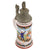 Original Imperial German Pre-WWI 18th Royal Bavarian Infantry Regiment "Prince Ludwig Ferdinand" Reservist Beer Stein with Hinged Lid - Dated 1900-1902