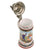 Original Imperial German Pre-WWI 18th Royal Bavarian Infantry Regiment "Prince Ludwig Ferdinand" Reservist Beer Stein with Hinged Lid - Dated 1900-1902