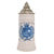 Original German Bavarian Kingdom 1835–1918 Commemorative Lidded Beer Stein with Royal Coat of Arms & “Gott mit Dir” Inscription