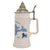 Original German Bavarian Kingdom 1835–1918 Commemorative Lidded Beer Stein with Royal Coat of Arms & “Gott mit Dir” Inscription