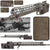 Original German WWI Maxim LMG 08/15 Aircraft Display Machine Gun, Spandau 1917, Serial 1518 a