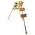 Original German WWII Era MG 42 / Yugoslav M53 Sustained Fire Lafette Tripod Mount with Macedonian Range Plate, Repainted Dunkelgelb Original Items