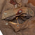 Original German WWII Luftwaffe Pilot's Brown Leather Shearling Flight Jacket with Modified Fur-lined Winter Flying "Channel Pants" Trousers & Sheepskin Lined Leather Winter Flying Helmet