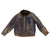 Original German WWII Luftwaffe Pilot's Brown Leather Shearling Flight Jacket with Modified Fur-lined Winter Flying "Channel Pants" Trousers & Sheepskin Lined Leather Winter Flying Helmet