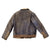 Original German WWII Luftwaffe Pilot's Brown Leather Shearling Flight Jacket with Modified Fur-lined Winter Flying "Channel Pants" Trousers & Sheepskin Lined Leather Winter Flying Helmet