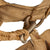Original German WWII Luftwaffe Service-Worn RZ20 Fallschirmjäger Parachute Set with Harness and Bag