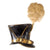 Original Danish 19th Century M1831 Officer’s Shako with Plume & Chinscales Original Items