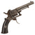 Original U.S. Civil War Era Belgian 7mm Pinfire Double Action Pocket Revolver, Circa 1860, Serial No. 7918