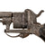 Original U.S. Civil War Era Belgian 7mm Pinfire Double Action Pocket Revolver, Circa 1860, Serial No. 7918
