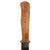 Original German WWII Wood Handle Nahkampfmesser Trench Fighting Knife with Steel Boot Scabbard - Excellent Original Items