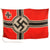 Original German WWII Kriegsmarine 150cm x 250cm Reichskriegsflagge Naval Battle Flag by Plutzar & Brüll KG Original Items