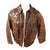 Original U.S. WWII Distinguished Flying Cross Recipient B-34 Pilot Lt. John “Jack” K. McDonald’s Painted A2 Flight Jacket - 50 Combat Missions, 762nd Bomb Squadron, 460th Bomb Group, 15th Air Force Original Items