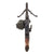 Original German WWII MG42 Non-Firing Display Machine Gun with Aluminum Dummy Receiver, Working Barrel Change System, Bipod and Belt Basket Original Items