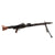 Original German WWII MG42 Non-Firing Display Machine Gun with Aluminum Dummy Receiver, Working Barrel Change System, Bipod and Belt Basket Original Items