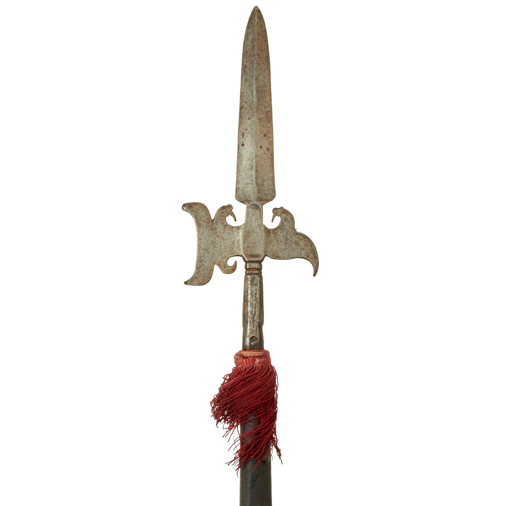 Original Late 16th Century Italian Style Decorated Halberd Polearm - 98 inches Long Original Items