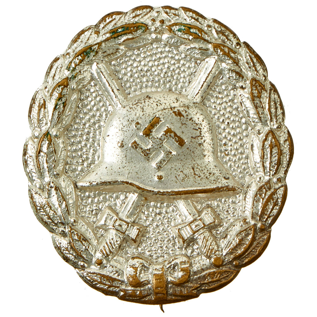 Original Rare German Pre-WWII Condor Legion Second Class Silver Wound Badge - Hollow Back Original Items