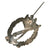 Original German WWII Silver Grade Infantry Assault Badge - Unmarked Solid Back Original Items