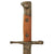 Original WWII Italian M1891 Carcano Rifle Bayonet with Leather Scabbard by Rocca - Dated 1942 Original Items