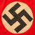 Original German WWII NSDAP Small Political National Pennant Flag - 10 3/4" x 17 3/4" Original Items