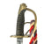 Original U.S. Civil War Model 1860 Cavalry Saber and Period Patriotic Knot - Import Example Original Items