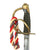 Original U.S. Civil War Model 1860 Cavalry Saber and Period Patriotic Knot - Import Example Original Items