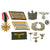 Original German WWII Insignia, Stickpin, and Medal Grouping with KvKII with Swords - 12 Items Original Items