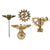Original German WWII Insignia, Stickpin, and Medal Grouping with KvKII with Swords - 12 Items Original Items