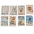 Original U.S. WWI to WWII Military Propaganda, Recruiting & War Bond Miniature Poster Collection - U.S. Marines, Iwo Jima & Home Front - Lot of 8