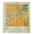 Original British WWII Royal Air Force Silk Evasion Map Lot - Set of 5 Original Items