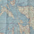 Original British WWII Royal Air Force Silk Evasion Map Lot - Set of 5 Original Items