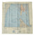 Original British WWII Royal Air Force Silk Evasion Map Lot - Set of 5 Original Items