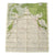 Original British WWII Royal Air Force Silk Evasion Map Lot - Set of 5 Original Items
