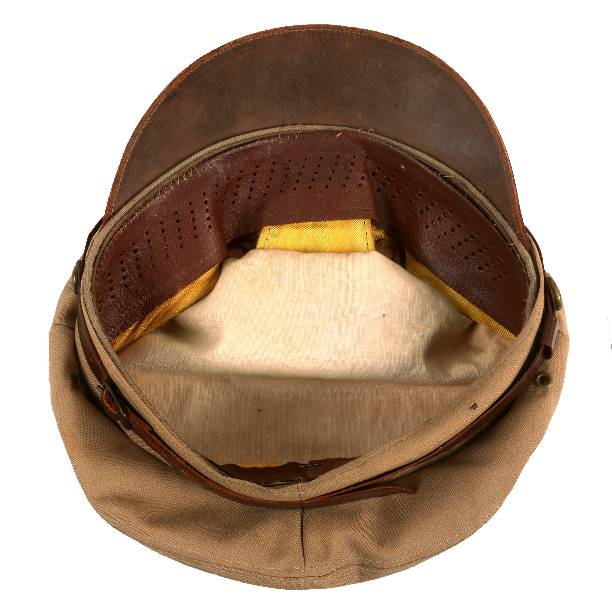 Original U.S. WWII USAAF Theater-Made Officer Summer Khaki Crush