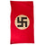 Original German WWII NSDAP Large Multi-Piece Double Sided National Political Banner Flag - 98" x 54" Original Items
