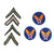 Original U.S. WWII Army Air Force Duffel Bag Uniform Grouping Original Items