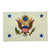 Original U.S. Vietnam War Era Assistant Secretary of the Army Vehicle Pennant Plate with Painted Eagle Seal - 5⅞ x 8⅞” Original Items