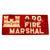 Original U.S. WWII Era Aberdeen Proving Grounds Fire Marshall License Plate Original Items
