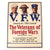 Original U.S. WWI Veterans of Foreign Wars “America’s Old Guard” Poster - 15 x 20” Original Items