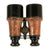 Original British WWI War Office Model Officers Leather Covered Binoculars with Leather Case Original Items