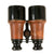 Original British WWI War Office Model Officers Leather Covered Binoculars with Leather Case Original Items
