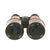 Original British WWI War Office Model Officers Leather Covered Binoculars with Leather Case Original Items