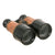 Original British WWI War Office Model Officers Leather Covered Binoculars with Leather Case Original Items