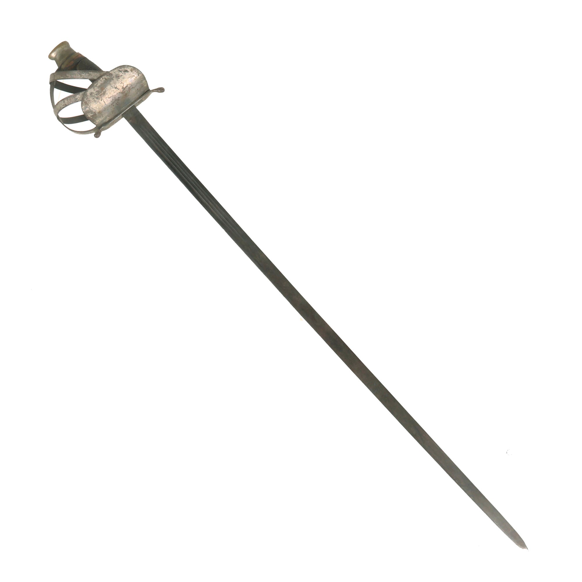 Original Scottish Victorian Era Basket Hilt Sword – International