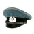 Original German WWII Named DRB Bahnschutzpolizei Railway Police Visor Cap by Schellenberg - Missing Eagle Original Items