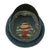 Original German WWII Named DRB Bahnschutzpolizei Railway Police Visor Cap by Schellenberg - Missing Eagle Original Items