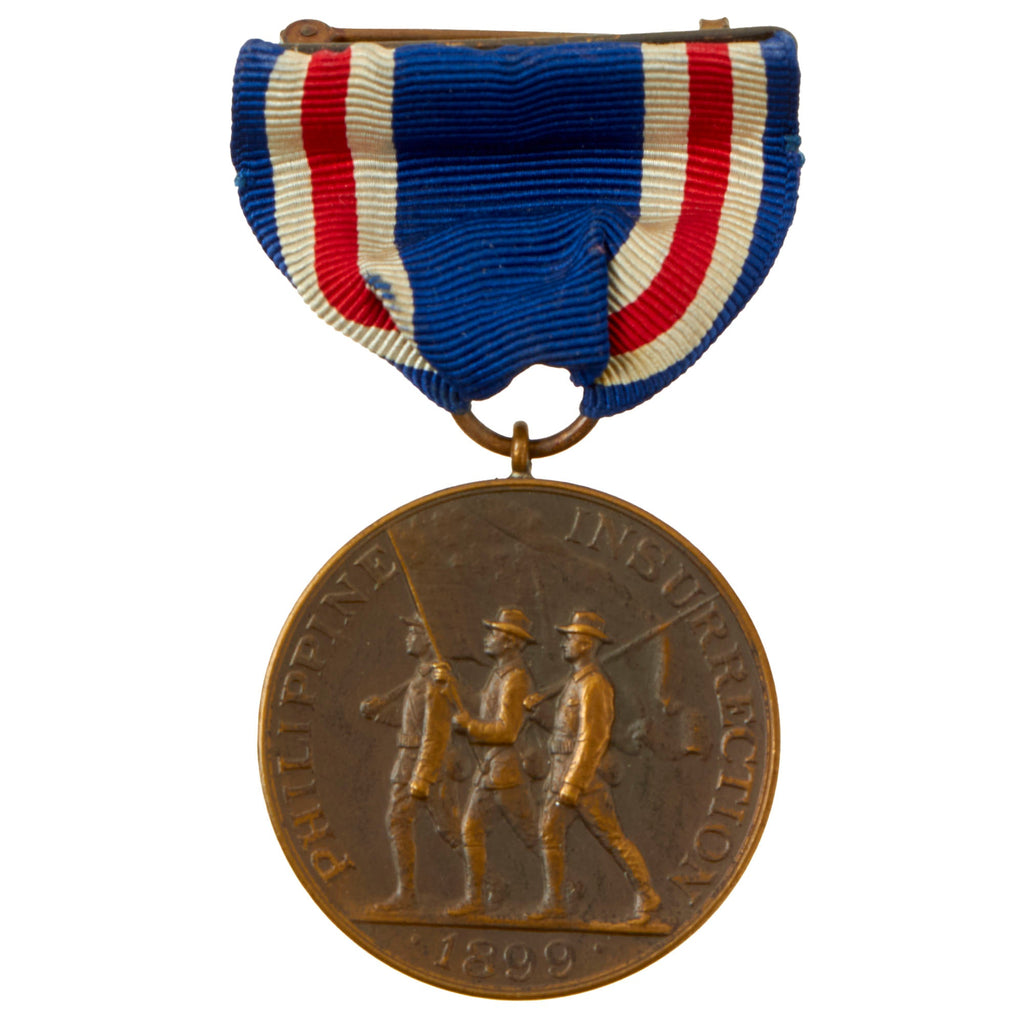 Original U.S. Pre-WWI 1899 Philippine Congressional Medal - Numbered 7167 Original Items