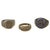 Original U.S. WWII “Pacific Theatre” Military Trench Art / Souvenir Ring Lot - 3 Rings (Sizes 9.5 and 10.5 US) Original Items