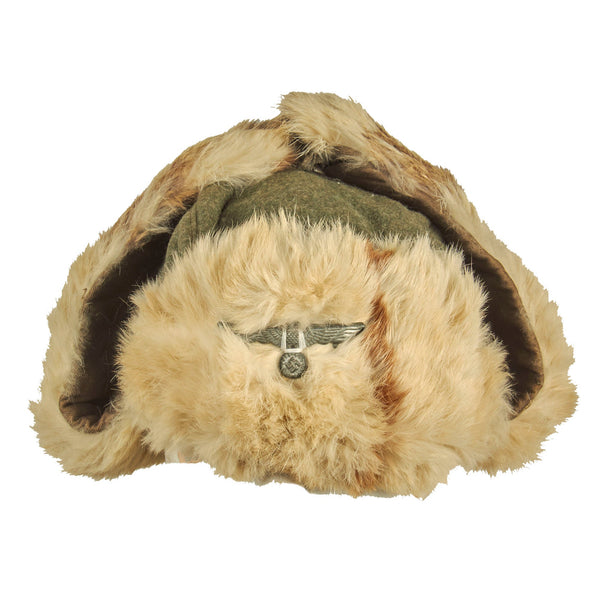 Wwii German Rabbit Original German WWII 1943 Dated Eastern Front White Rabbit Fur Pelzmüt ...