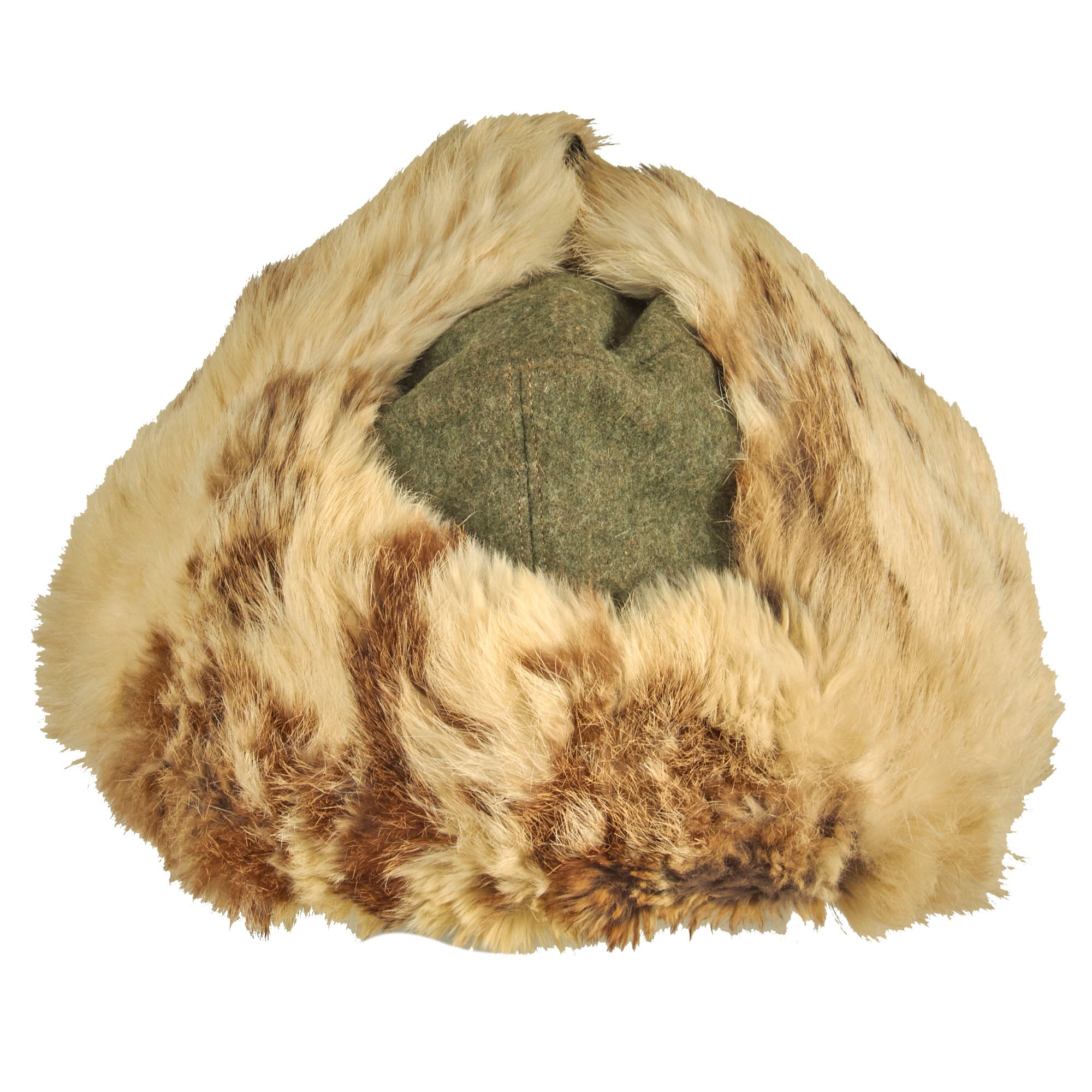 Wwii German Rabbit Original German WWII 1943 Dated Eastern Front White Rabbit Fur Pelzmüt ...