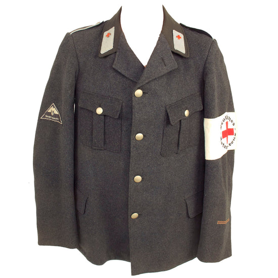 DRAFT Original German WWII Red Cross Deutsches Rotes Kreuz Anwärter / Helfer Tunic Original Items